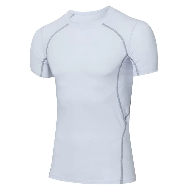 Alpinario Men's Compression Shirt 4 Pack Long & Short Sleeve Athletic Base Layer - Black View 15