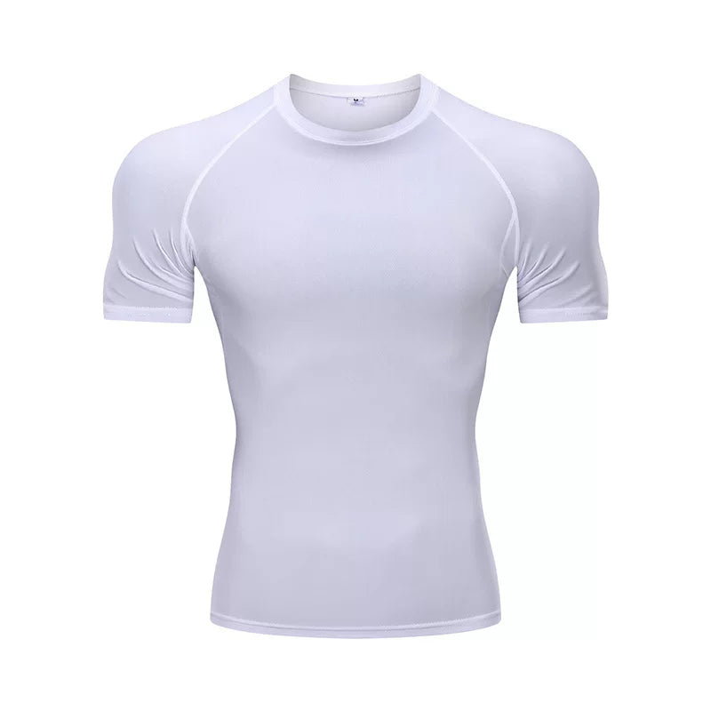 Alpinario Men's Compression Shirt 4 Pack Long & Short Sleeve Athletic Base Layer - Black View 50