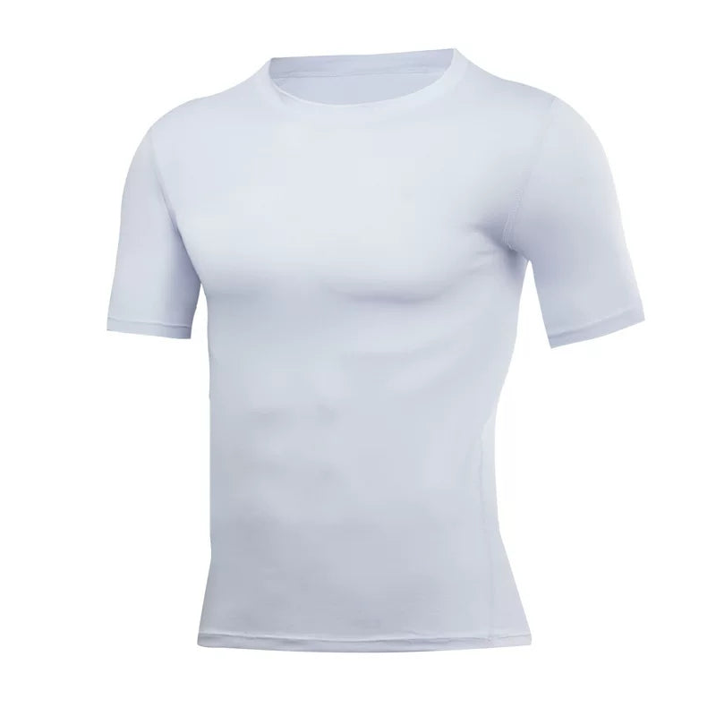 Alpinario Men's Compression Shirt 4 Pack Long & Short Sleeve Athletic Base Layer - Black View 49