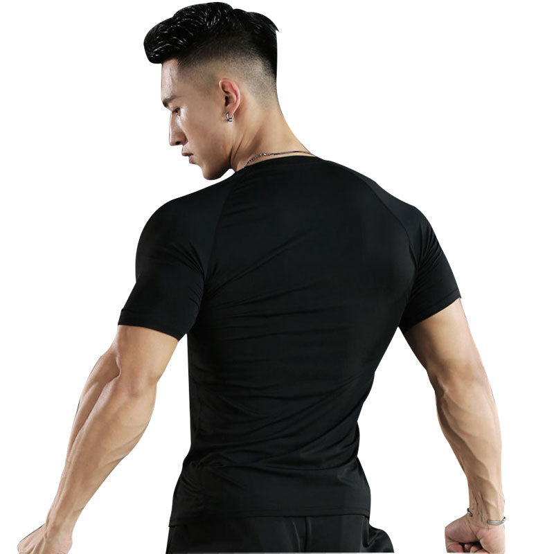 Alpinario Men's Compression Shirt 4 Pack Long & Short Sleeve Athletic Base Layer - Black View 19