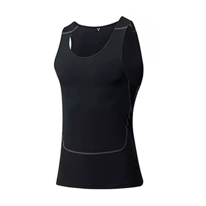 Alpinario Men's Athletic Compression Tank Top 3 Pack Sleeveless Base Layer - Black/Grey/White View 16