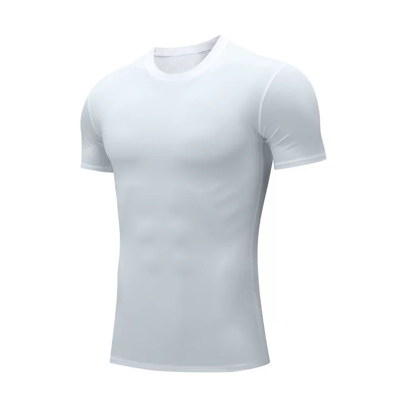 Alpinario Men's Compression Shirt 4 Pack Long & Short Sleeve Athletic Base Layer - Black View 24