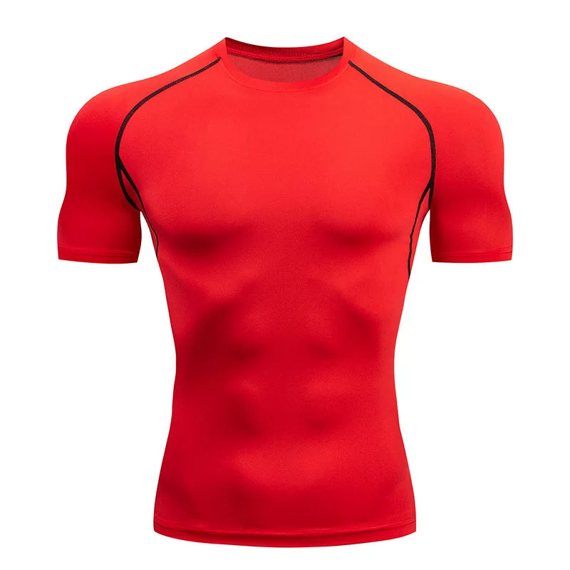 Alpinario Men's Compression Shirt 4 Pack Long & Short Sleeve Athletic Base Layer - Black View 38