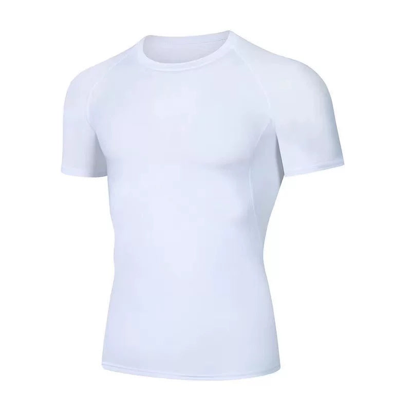 Alpinario Men's Compression Shirt 4 Pack Long & Short Sleeve Athletic Base Layer - Black View 47