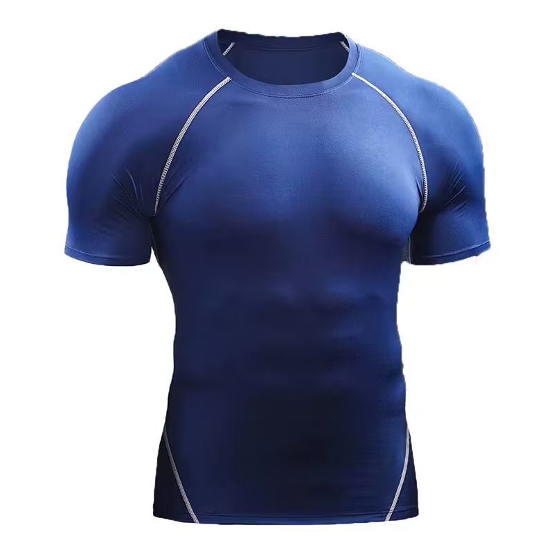 Alpinario Men's Compression Shirt 4 Pack Long & Short Sleeve Athletic Base Layer - Black View 10