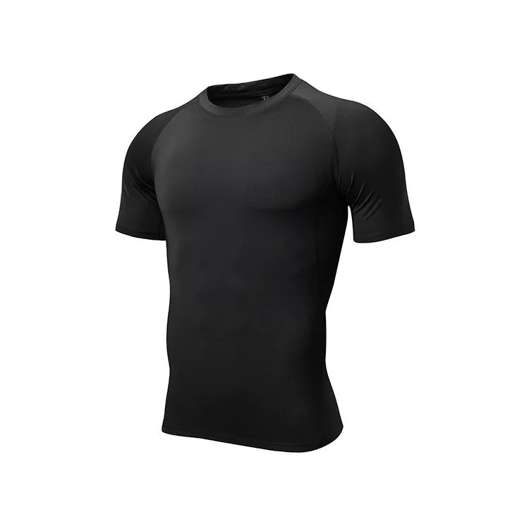 Alpinario Men's Compression Shirt 4 Pack Long & Short Sleeve Athletic Base Layer - Black View 9