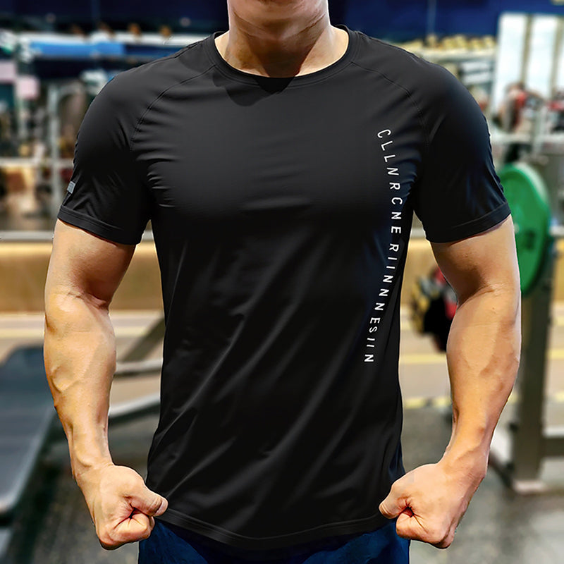 Ice Silk Quick-Drying Breathable Summer Short-Sleeved Top
