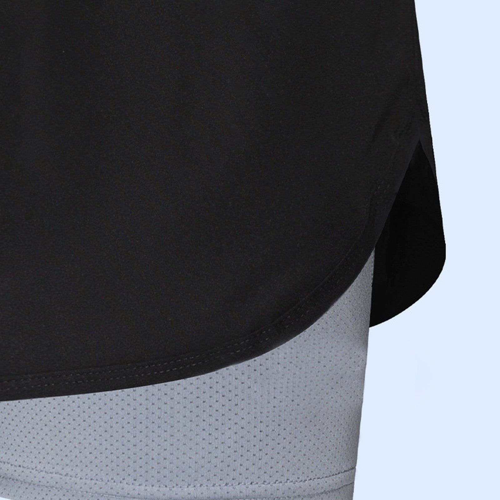 Quick-Drying High-Elastic Breathable Fake-Two Sports Shorts A