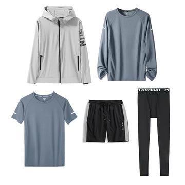 All-Season Windproof Quick-Dry 5-Piece Sports Set