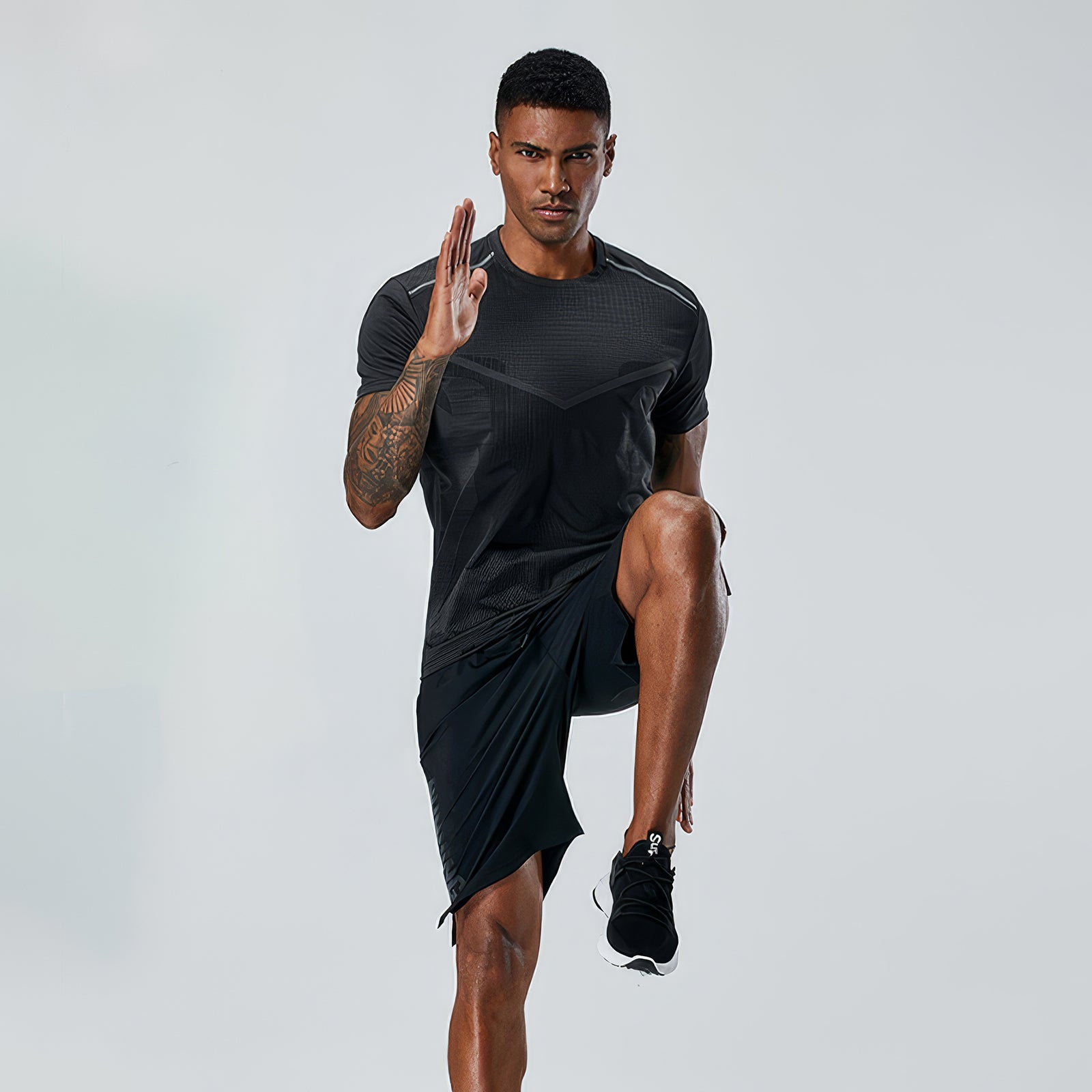 Summer Quick-Dry Reflective Sport T-Shirt for Active Lifestyles