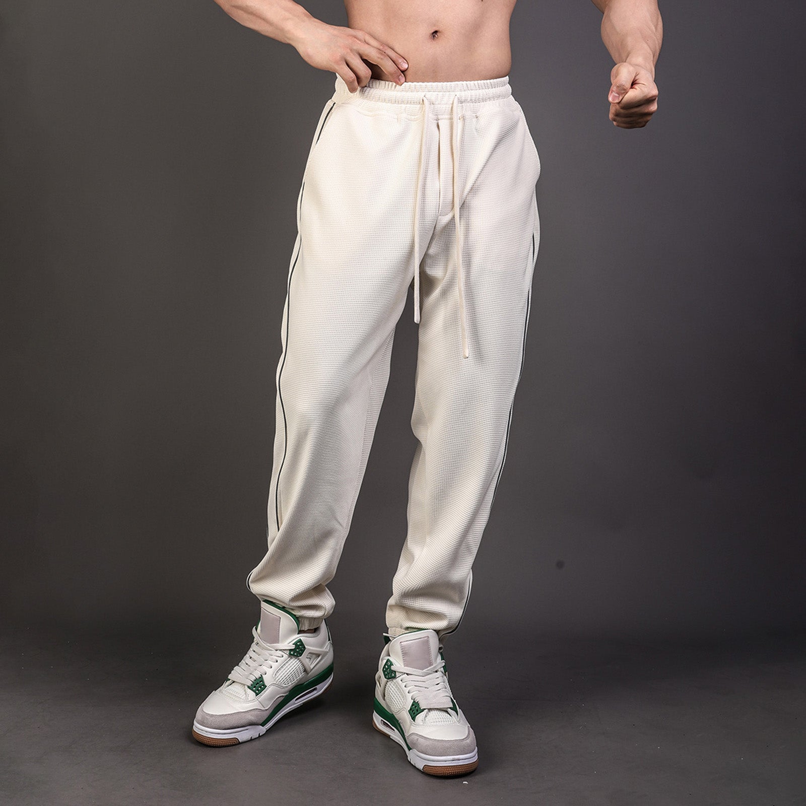 Outdoor Reflective Cuffed Loose Trousers