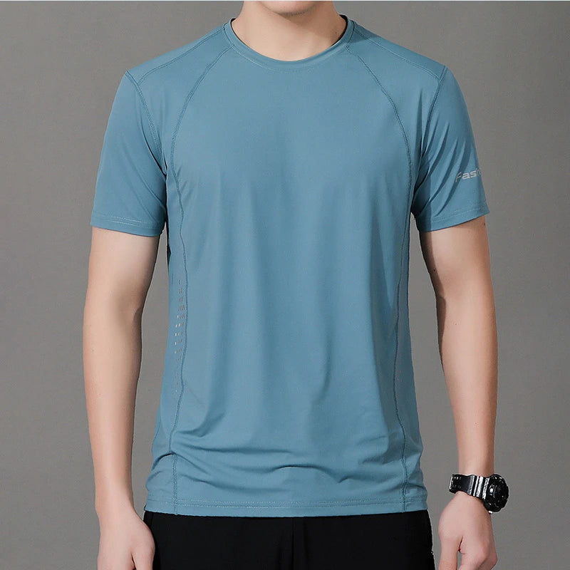 Breathable Quick-Drying Crew-Neck Short-Sleeve T-Shirt