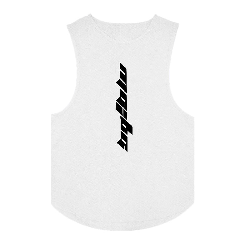 Mesh Icy-Silk Round-Neck Cardigan Sleeveless Vest