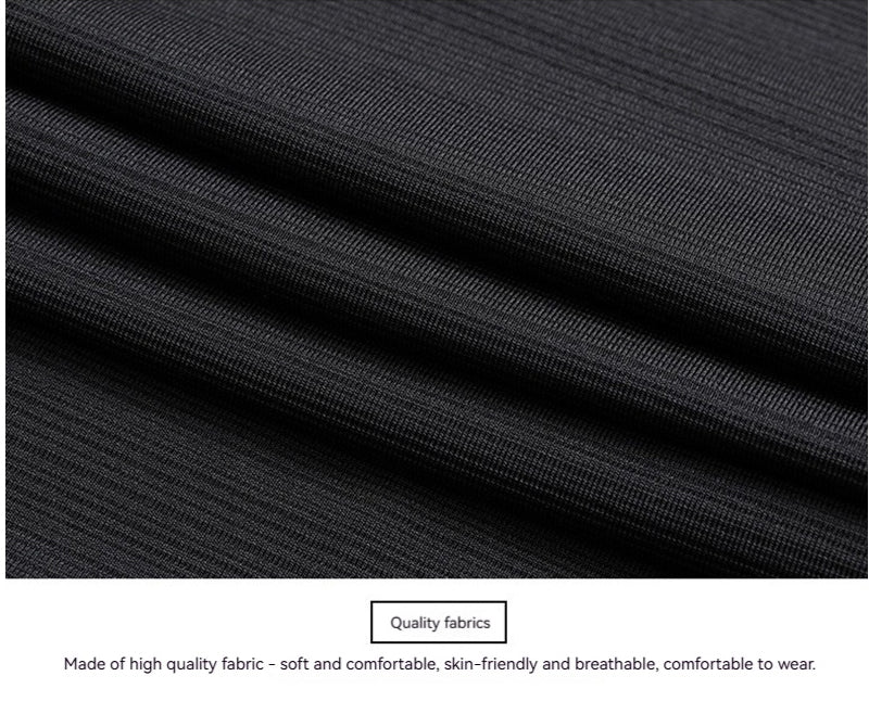 2025 New Round-Neck Ice Silk Elastic Long-Sleeved T-Shirt
