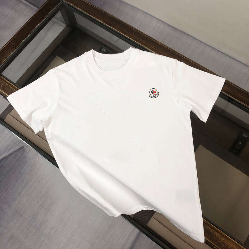 100% Cotton Relaxed-Fit Crewneck T-Shirt in Solid White, Red, Blue, or Yellow