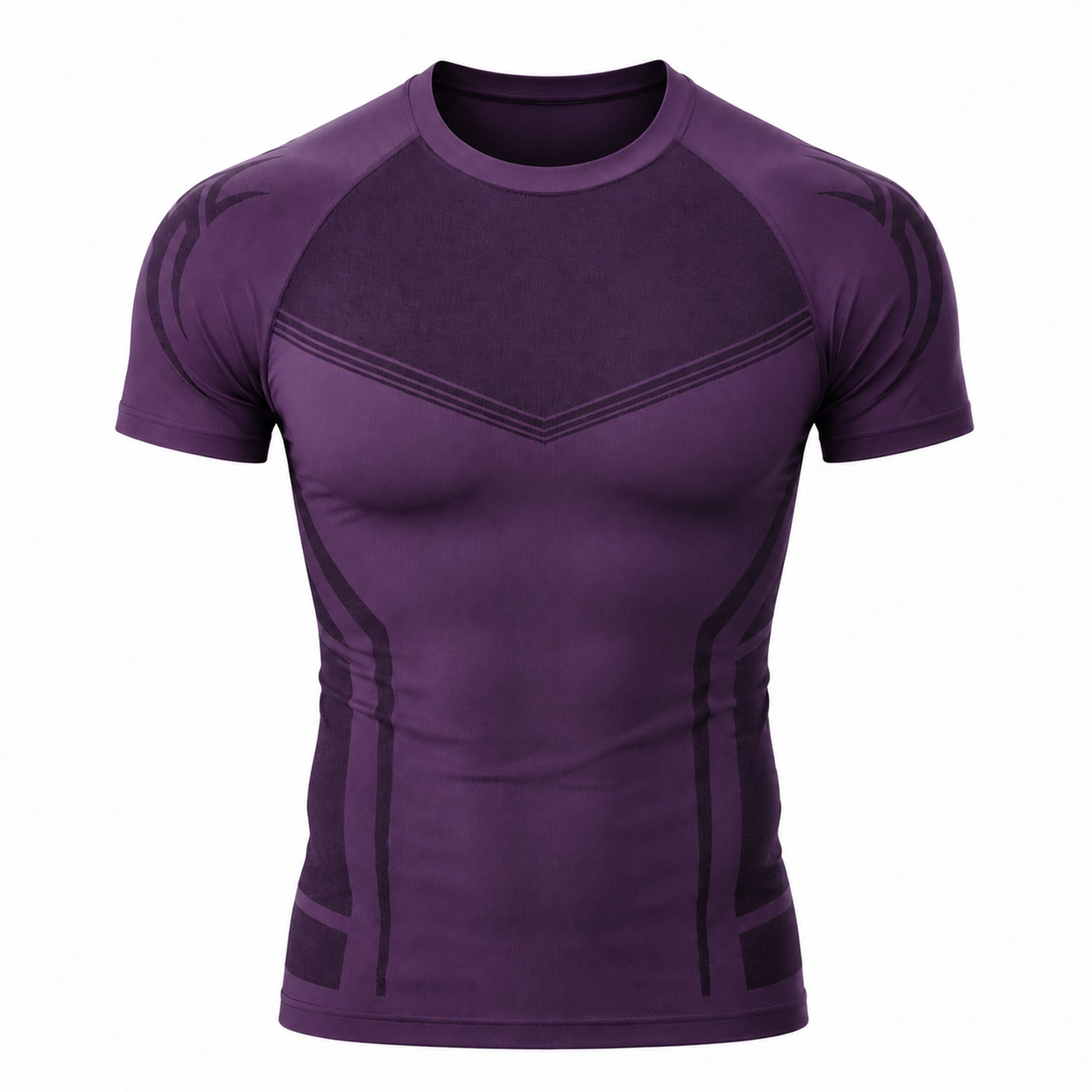 Men's High-Stretch Compression Training Tee - Customizable