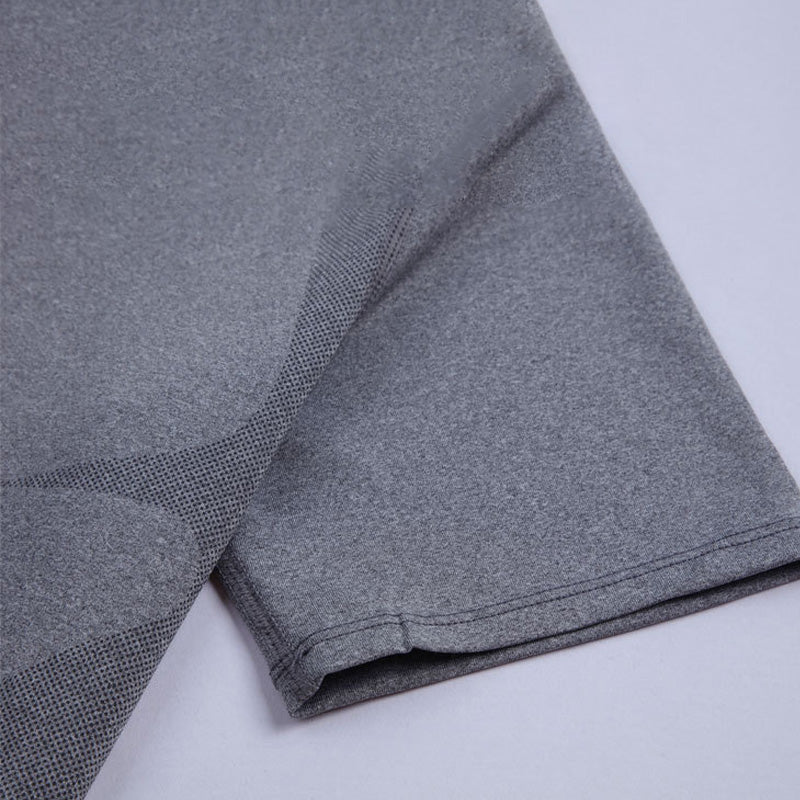 Tight-fitting Round-Neck Milk-Silk Breathable Short-Sleeve