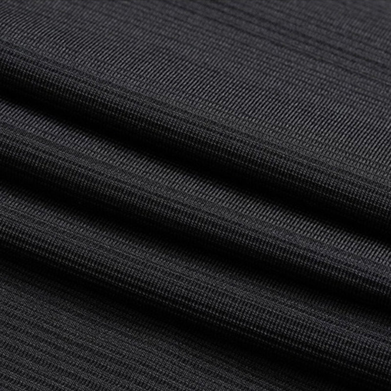 2025 New Round-Neck Ice Silk Elastic Long-Sleeved T-Shirt