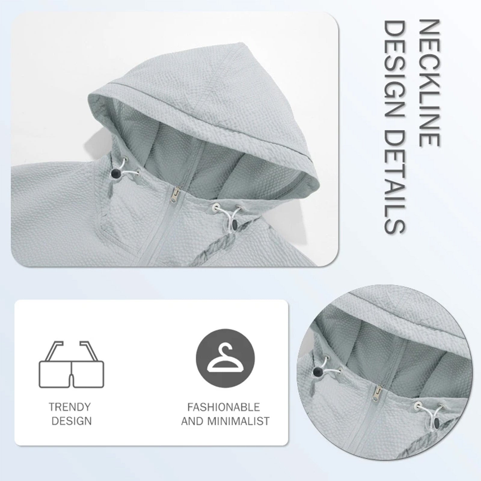 Hooded Anti-Mosquito Polo 2-Piece Set