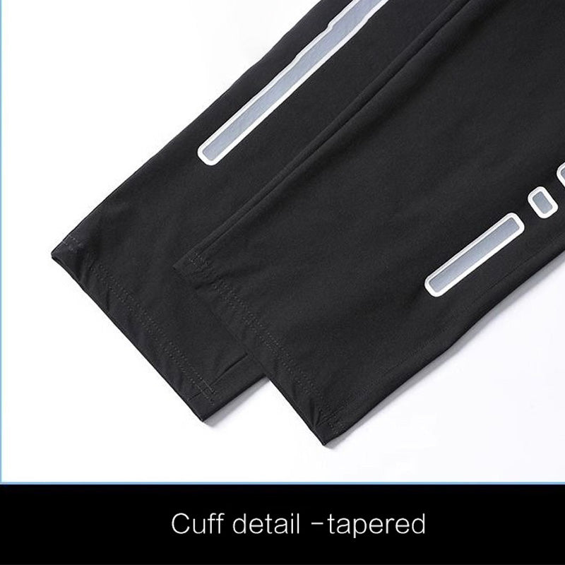 Thin Ice Silk Breathable Straight Woven Running Pants