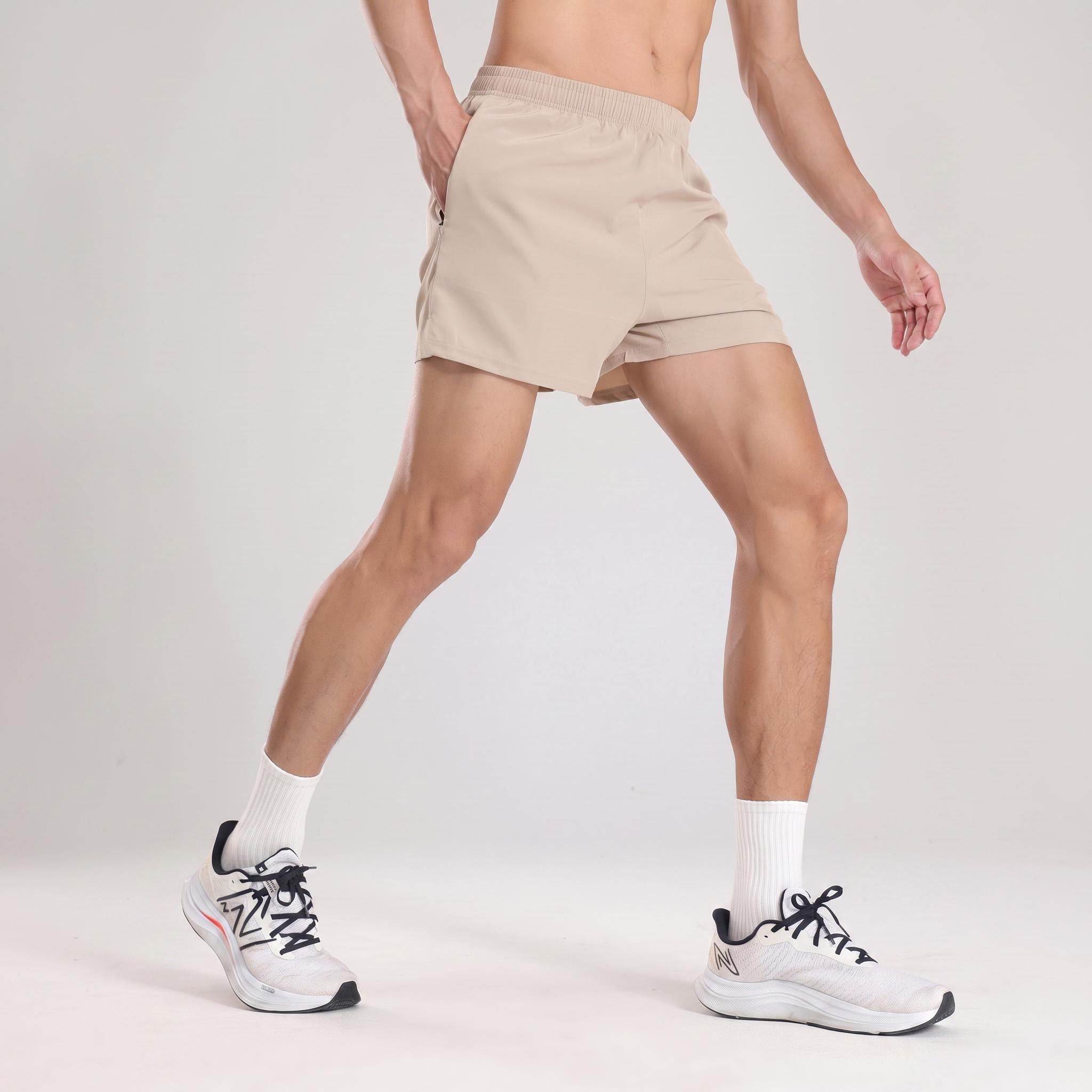 Alpinario Men's Quick-Dry Running Shorts with Phone Pocket