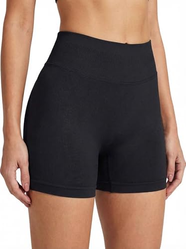 Women's High Waisted Yoga Shorts Seamless Stretch Gym... - Wholesale MOQ 20 pcs