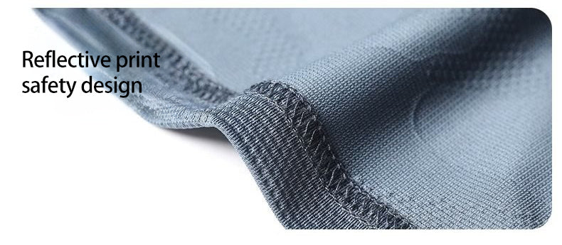Ice Silk Reflective Breathable Summer Thin T-Shirt