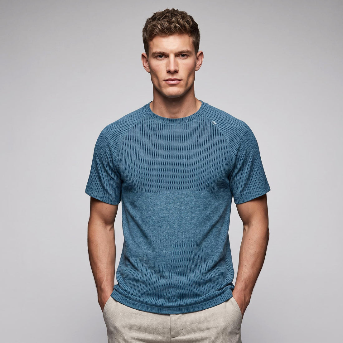 Alpinario Men's Seamless Performance Training Tee