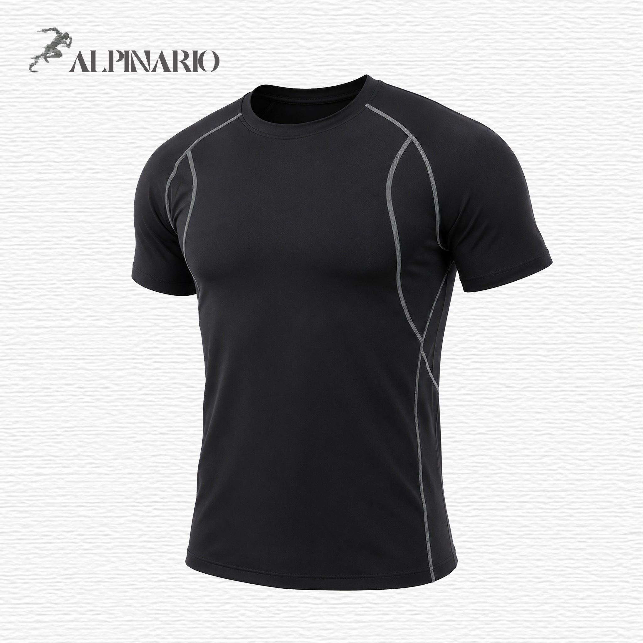 Men’s Quick Dry Compression Running T-Shirt - Customizable