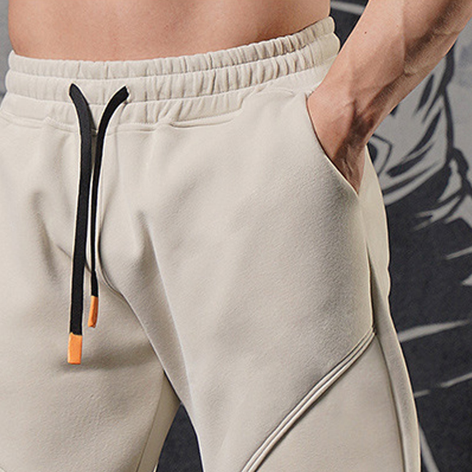 Fleece-lined Thickened Slimming Wrinkle-resistant Sweatpants