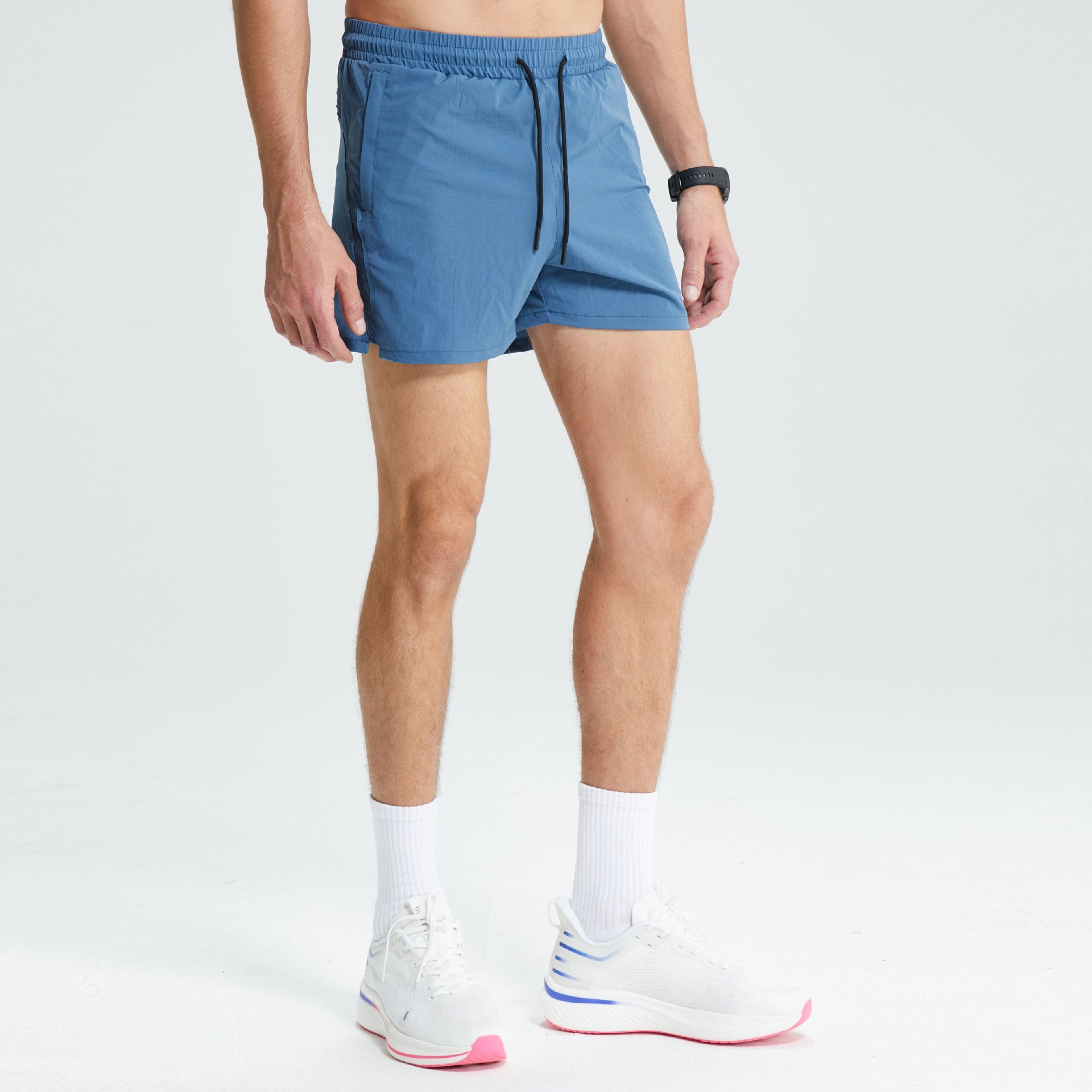 Solid-color Quick-dry Sports Shorts
