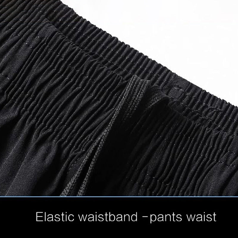 Thin Ice Silk Breathable Straight Woven Running Pants