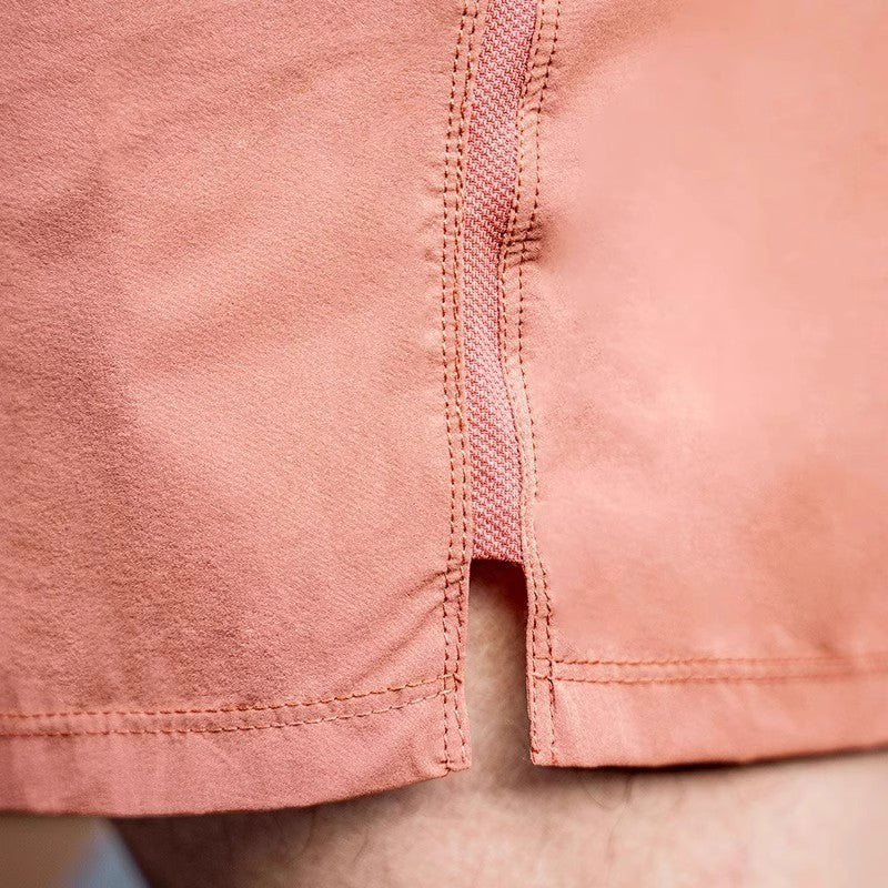 Solid-color Quick-dry Sports Shorts