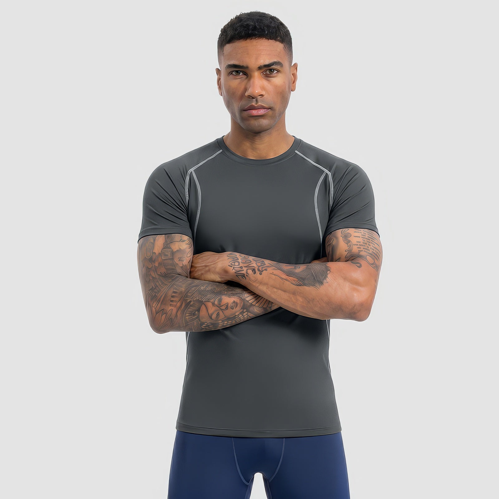 Men’s Quick Dry Compression Running T-Shirt - Customizable