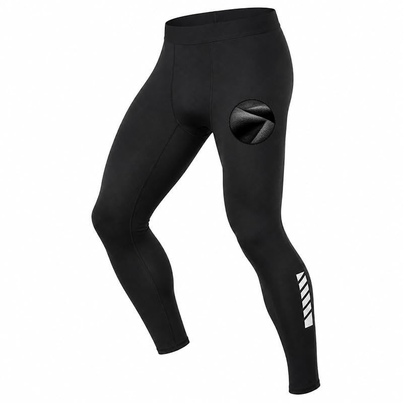 Men's Fleece Lined Compression Pants... - Wholesale Bulk Pack MOQ 20