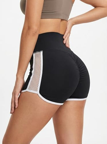Women's Yoga Shorts Hollow Side Design Breathable... - Wholesale MOQ 20 pcs