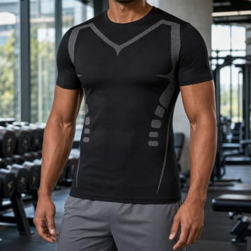 Men's Compression Shirt Short Sleeve... - Wholesale Bulk Pack MOQ 20