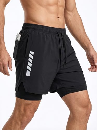 Men's 2 in 1 Running Shorts... - Wholesale MOQ 20 pcs