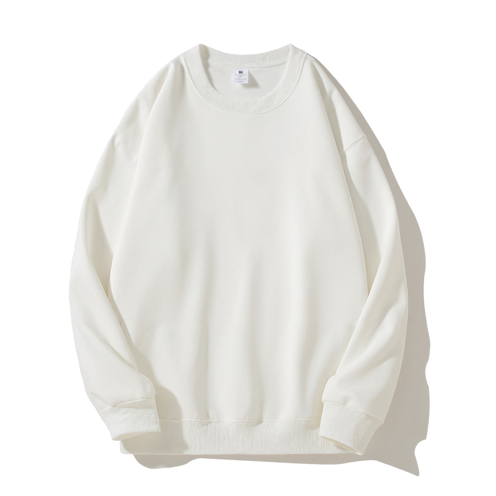 Huamian Silver Fox Fleece Slim-Fit Breathable Anti-Wrinkle Sweatshirt