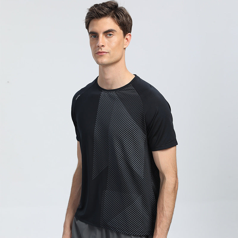 Stylish Quick-Dry Printed Short-Sleeve Shirt
