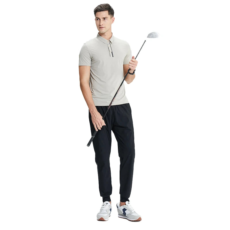 Breathable Ice-Silk Golf Polo Quick-Drying Shirt