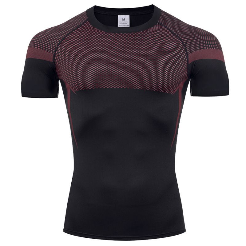 ALPINARIO Men's Premium Compression Training T-Shirt - Customizable
