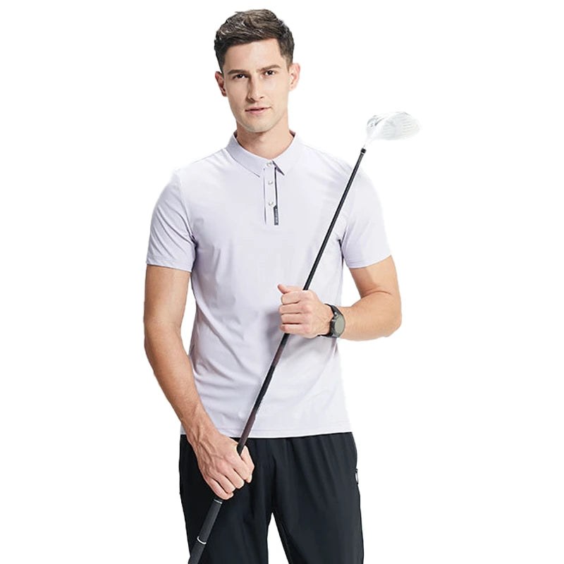 Breathable Ice-Silk Golf Polo Quick-Drying Shirt