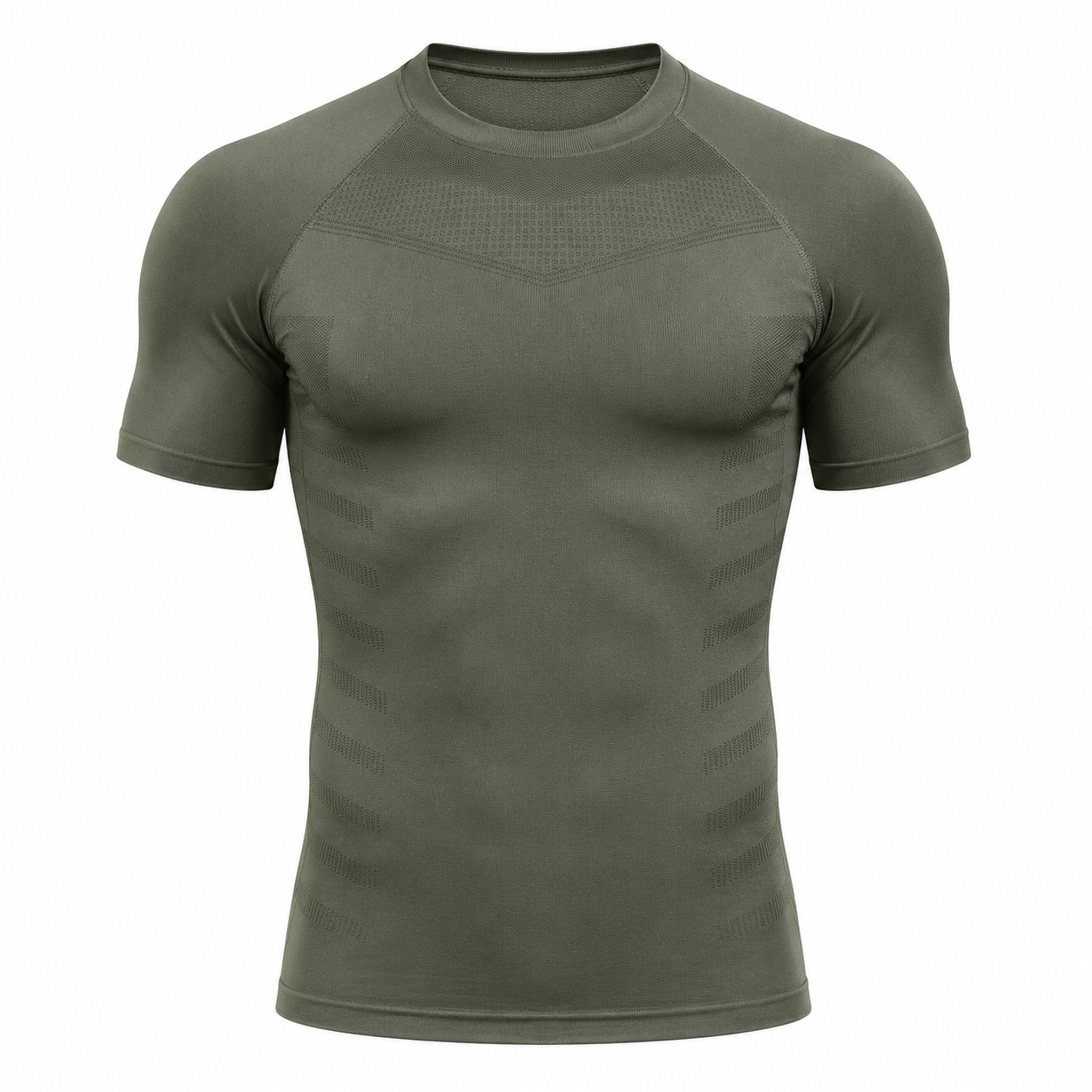 Men's Seamless Jacquard Training T-Shirt - Customizable