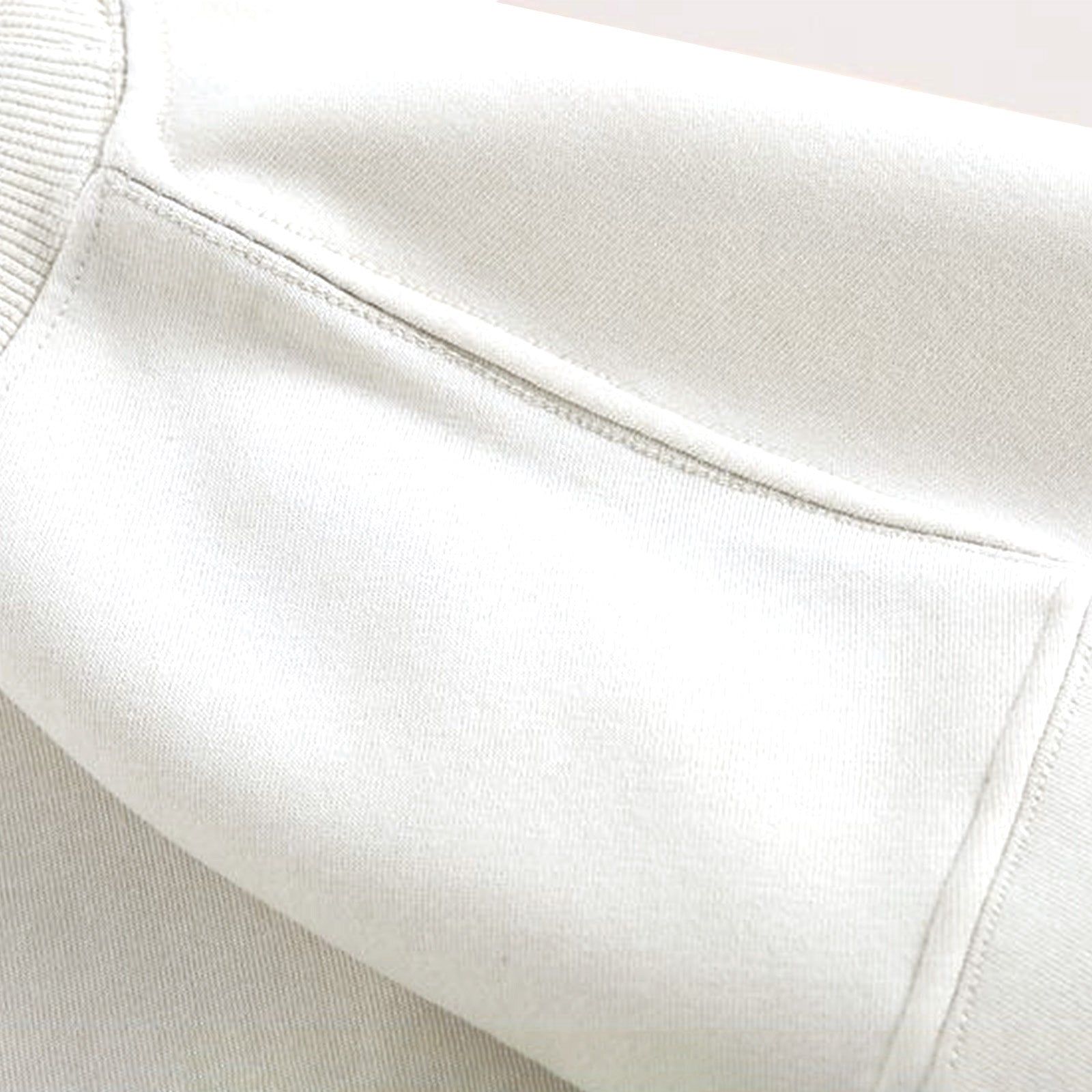 Huamian Silver Fox Fleece Slim-Fit Breathable Anti-Wrinkle Sweatshirt
