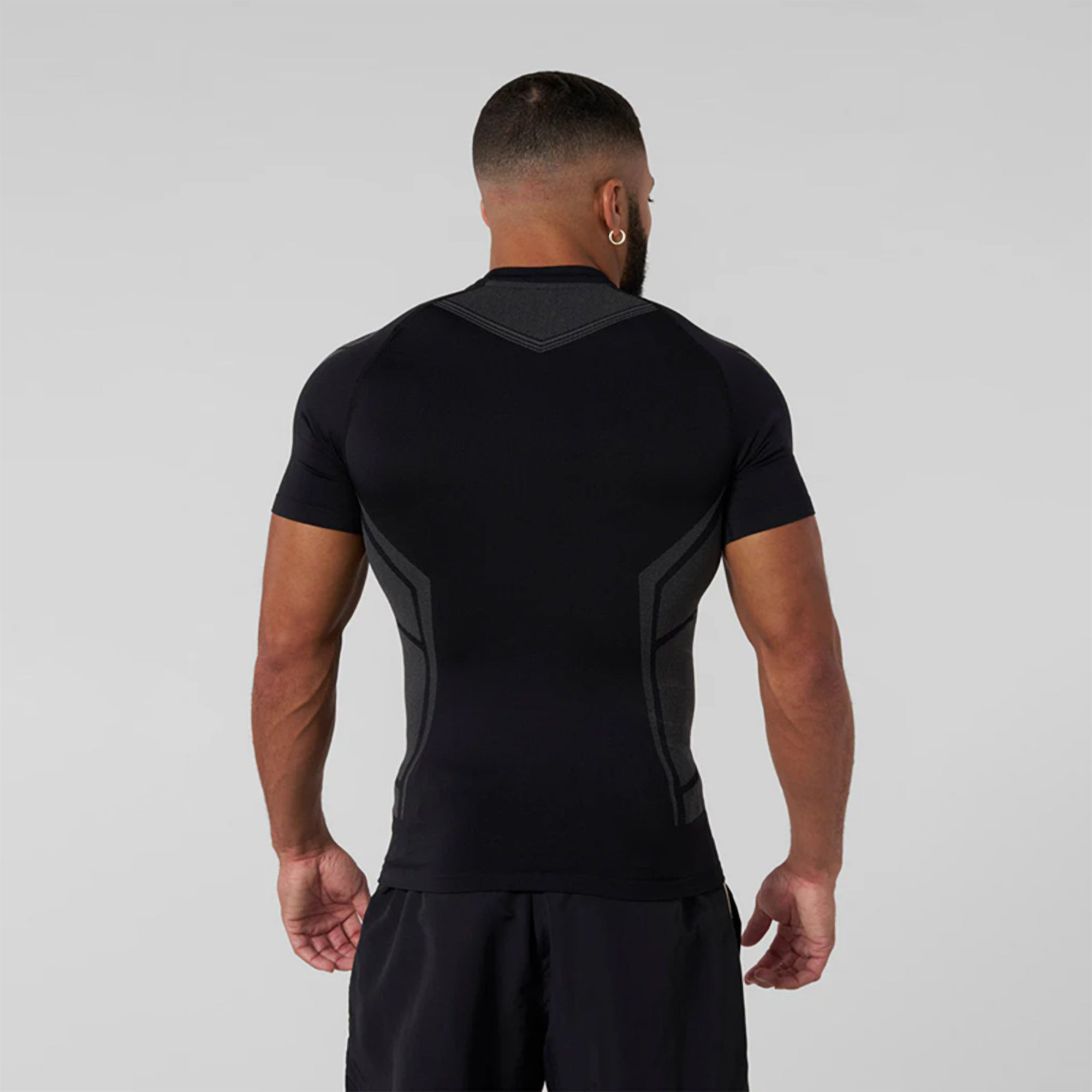 Men's High-Stretch Compression Training Tee - Customizable