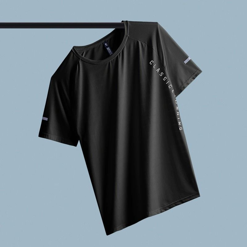 Ice Silk Quick-Drying Breathable Summer Short-Sleeved Top
