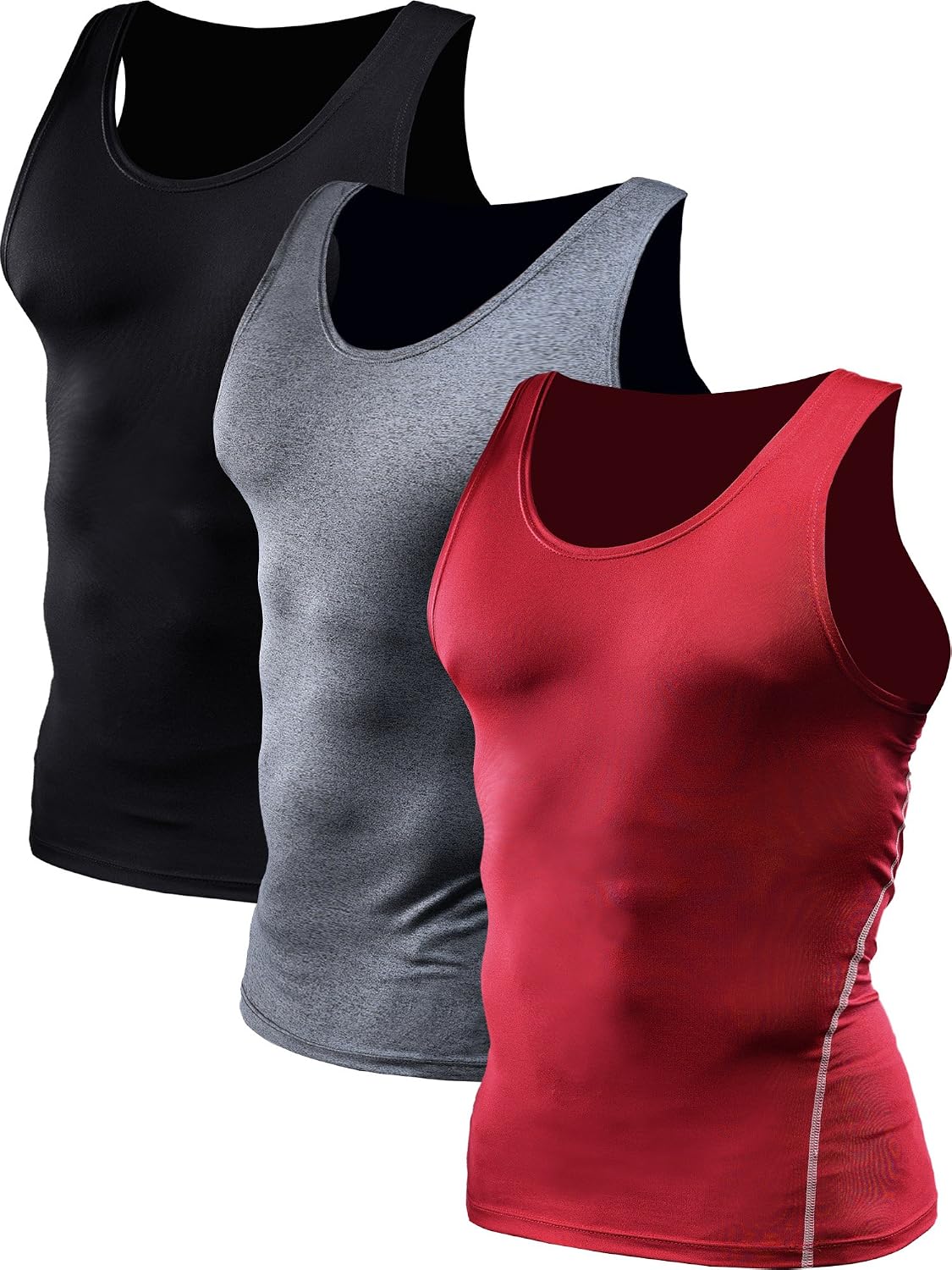 Black/Grey/Red