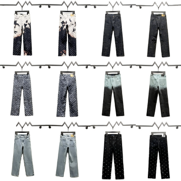 Vintage-inspired straight-fit camouflage jeans