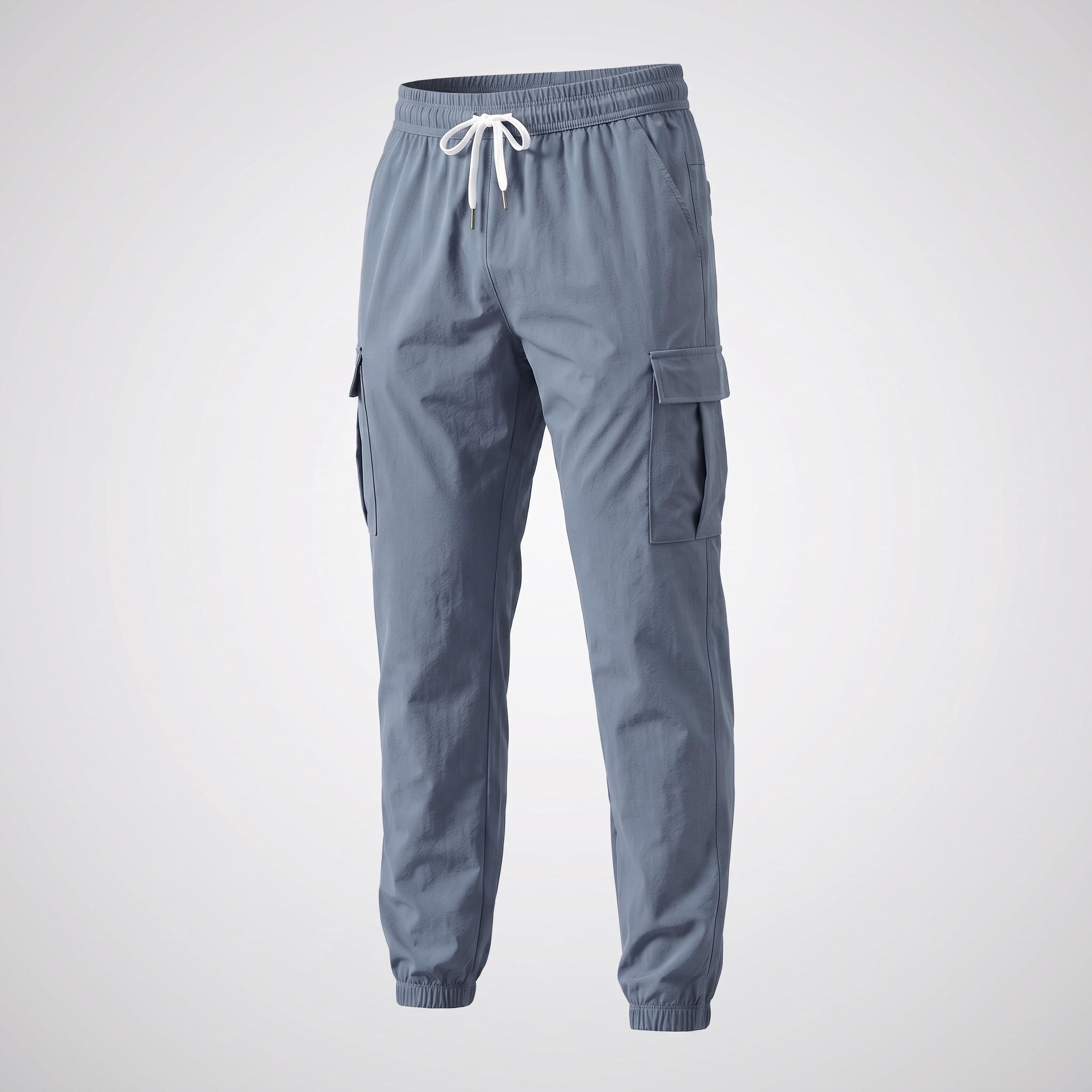Alpinario Men's Tactical Cargo Joggers - Quick-Dry Breathable Athletic Pants